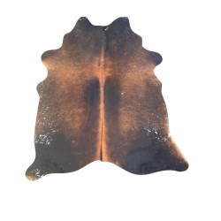 Large Brown Cowhide Rug | Large Brown Cow Hide | Brown Hair on Hide