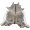 Triple XL Brown/Beige Cowhide | Huge Cowhide Rug | Enormous Cowhide