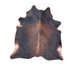 Large Natural Brown Cowhide | Brown Cow Hide Rug| Brown Hair on Hide |