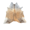 Double XL Brown/Beige Cowhide Rug | Pale Brown Cowskin | XXL Cowhide |