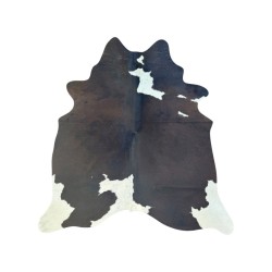 Large Black & White Cowhide Rug | Large Black & White Cowskin