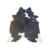 Grand tapis en peau de vache noire et blanche | Grande peau de vache noire et blanche