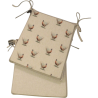 Cuscini per sedie reversibili a forma di fagiano piccolo | Set di 4, 6, 8 cuscini per sedie