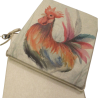Rooster Reversible Tapered Seat Pads | Set of 2, 4, 6 or 8 Chair Pads