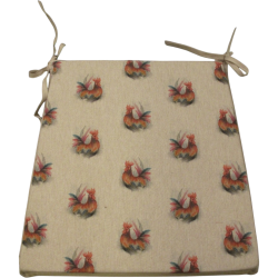 Cuscini per Sedie Reversibili con Gallo Piccolo | Set di 2,4,6,8 Cuscini per Sedie