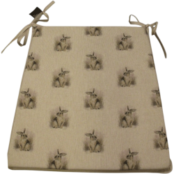 Cuscino per Sedia Reversibile con Coniglietti Piccoli | Set di 2,4,6,8 Cuscini per Sedie