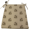 Small Rabbits Reversible Tapered Seat Pad | Set of 2,4,6,8 Chair Pads