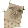 Coussins de siège réversibles en forme de mouton | Lot de 2 à 8 coussins de chaise en forme de mouton