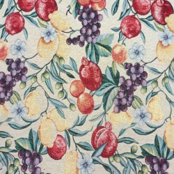 Natural Fruit Tapestry Fabric |Fruit Printed Fabric |Fruit Craft Fabric