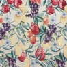 Tissu tapisserie à motifs de fruits naturels | Tissu imprimé fruits | Tissu pour loisirs créatifs à motifs de fruits