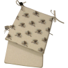 Cuscino per Sedia Piccolo Pug Reversibile e Affusolato | Set di 2, 4, 6 o 8 Cuscini per Sedia