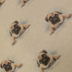 Cuscino per Sedia Piccolo Pug Reversibile e Affusolato | Set di 2, 4, 6 o 8 Cuscini per Sedia