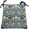 Cuscino per Sedia con Seduta Affusolata Strawberry Thief Navy | Cuscini per Sedie con Stampa William Morris