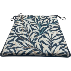 Cuscino per sedile affusolato Willow Bough Ebony Tapestry | Cuscini per sedili con motivo |