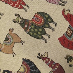 Llama Tapestry Tapered Seat Pad | Quirky Animal Tapestry Seat Pads |