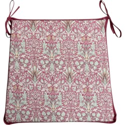 Cuscino per sedile affusolato Snakeshead Crimson| Cuscini per sedile stampati William Morris