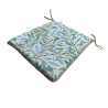 Tapered Seat Pad Willow Bough Tapestry Seaspray | Green  Seat Pads