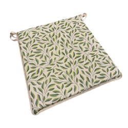 Coussin de siège conique à motifs de feuilles vertes | Coussins de siège coniques à motifs verts |