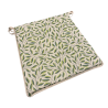 Coussin de siège conique à motifs de feuilles vertes | Coussins de siège coniques à motifs verts |