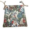 Natural Rainforest Tapestry Tapered Seat Pads| Tapered Jungle Seat Pads