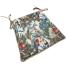 Natural Rainforest Tapestry Tapered Seat Pads| Tapered Jungle Seat Pads