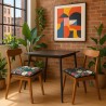 Velvet Patagonia Tapered Seat Pads | Tropical Velvet Tapered Chair Pads