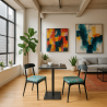 Velvet Tranquillity Taps toelopende Stoelkussens | Bloemenfluwelen Stoelkussens |