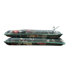 Velvet Chinoiserie Taps Toelopende Stoelkussens | Luxe Oosterse Fluwelen Stoelkussens