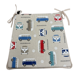 Klassische Camper-Sitzpolster, konisch | Camper-Sitzpolster, konisch mit Bändern