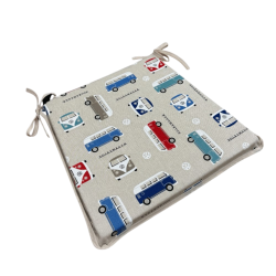 Klassische Camper-Sitzpolster, konisch | Camper-Sitzpolster, konisch mit Bändern