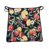 Schwarze Früchte Gobelin Sitzpolster | Frucht-Design Sitzpolster