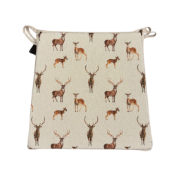Stags & Deer Tapered Seat Pads | Non-slip Animal Print Tapered Seat Pads