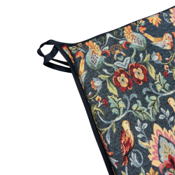 William Denim Tapestry Taps toelopende Stoelkussens| Tapestry Taps toelopende Stoelkussens