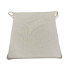 Plain Linen Taps Toezitkussens | Beige Taps Toezitkussens Met Strikken |