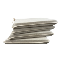 Plain Linen Taps Toezitkussens | Beige Taps Toezitkussens Met Strikken |