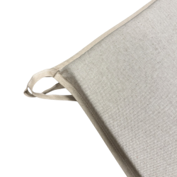 Plain Linen Taps Toezitkussens | Beige Taps Toezitkussens Met Strikken |