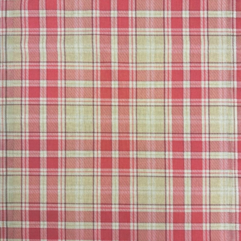 Highland Check Red Stoff | Roter Tartan-Karostoff | Roter Karostoff