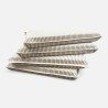Coussins de siège gris à rayures coniques | Coussins de siège rayés | Gris à rayures |