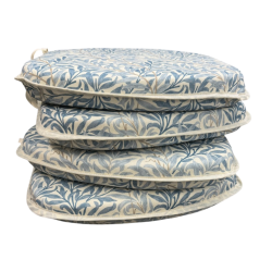 Spindle Seat Pad Willow Bough Azure | William Morris Spindle Seat Pads