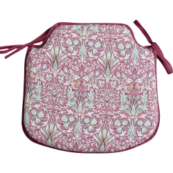 Coussin d'assise à fuseaux Snakeshead Crimson | Coussins de chaise à fuseaux à motifs |