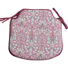 Snakeshead Crimson Spindle Seat Pad | Patterned Spindle Chair Pads |