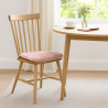 Spindle Seat Pads Willow Bough Rust | Red Patterned Spindle Seat Pads