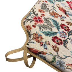 Coussin de siège à fuseaux William Original Tapestry | Coussin de chaise à fuseaux à motifs