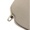 Grey Stripe Spindle Seat Pads| Geometric Seat Pads | Striped Seat Pads