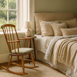 Spindle Stoelkussen Willow Bough Sage Tapestry | Groen Patroon Stoelkussen