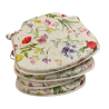 Classic Floral Spindle Seat Pads | Coloured Flowery Spindle Chair Pads