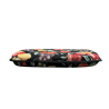 Black Fruits Tapestry Spindle Seat Pad | Fruit Design Spindle Chair Pad