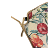 Coussins de chaise à fuseaux en tapisserie de fruits naturels | Coussins de chaise à motif de fruits |