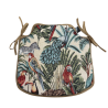 Coussin de chaise en forme de fuseau, motif tapisserie forêt tropicale naturelle |