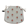 Coussins de siège en forme de fuseau à motif rouge-gorge | Coussins de chaise à fuseau à motif rouge-gorge |